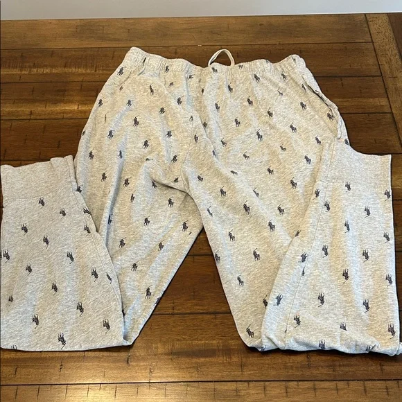 Polo Ralph Lauren Men’s Lounge Pants Set of 2 Navy & Gray Pony Logo Size M - Picture 10 of 10